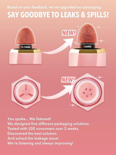 SHEGLAM Makeup - Color Bloom Liquid Blush Matte Finish - Long-wearing Waterproof - Picture 3 of 7