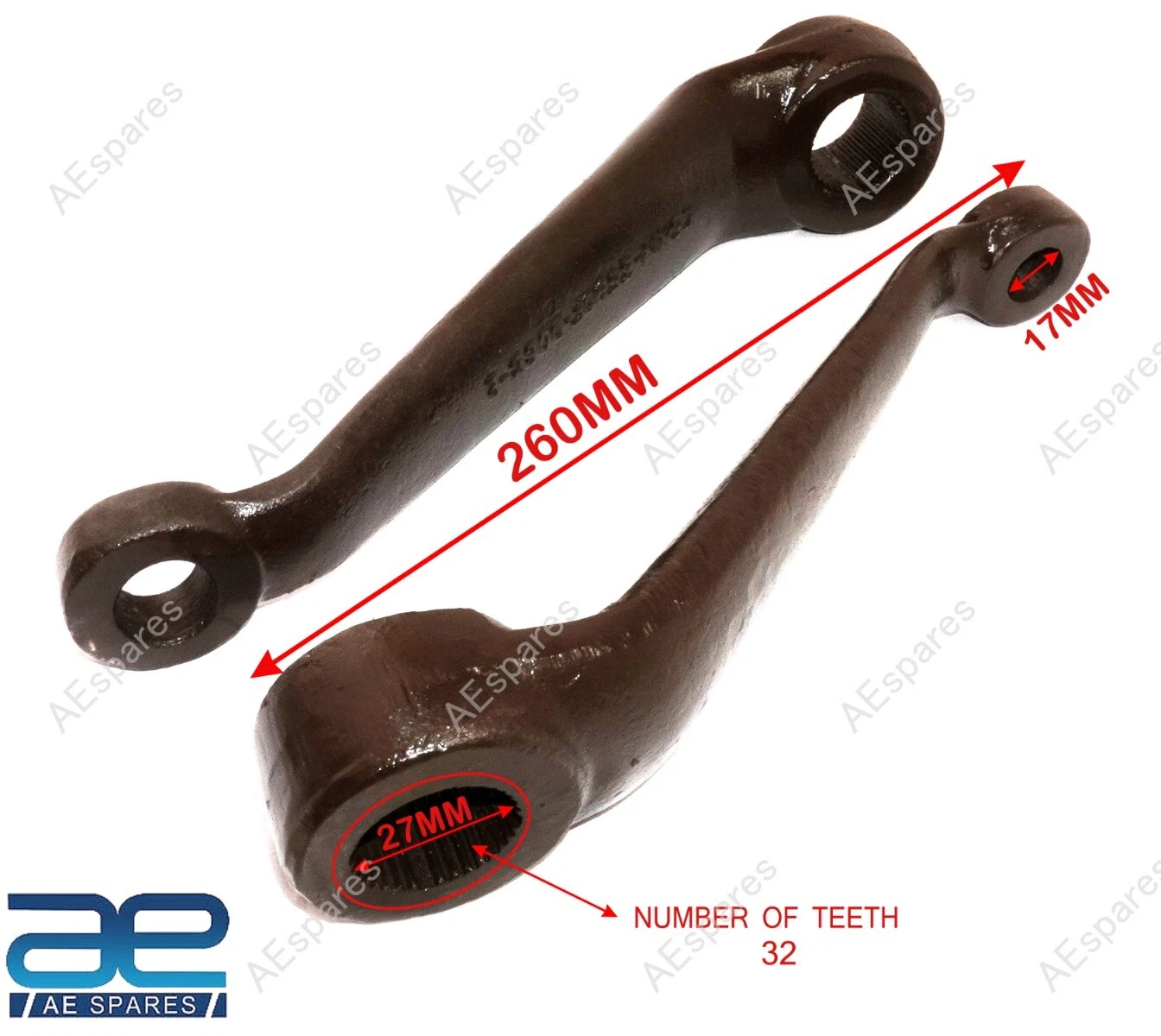Steering Box Drop Arm Set For Ford 2000 3000 3600 4000 4610 81803156 C5NN3590F view 2