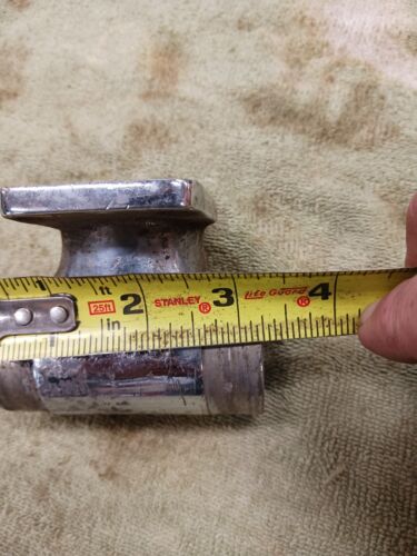 STOCK HARLEY KNUCKLEHEAD CHROME INTAKE MANIFOLD FOR 1941-1947 OHV BIG TWINS. - Picture 3 of 10
