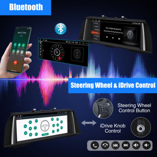 10.25" Carplay Android 13 Car Stereo 4G For BMW 5 Series F10 F11 NBT 2013-2016 - Picture 12 of 19