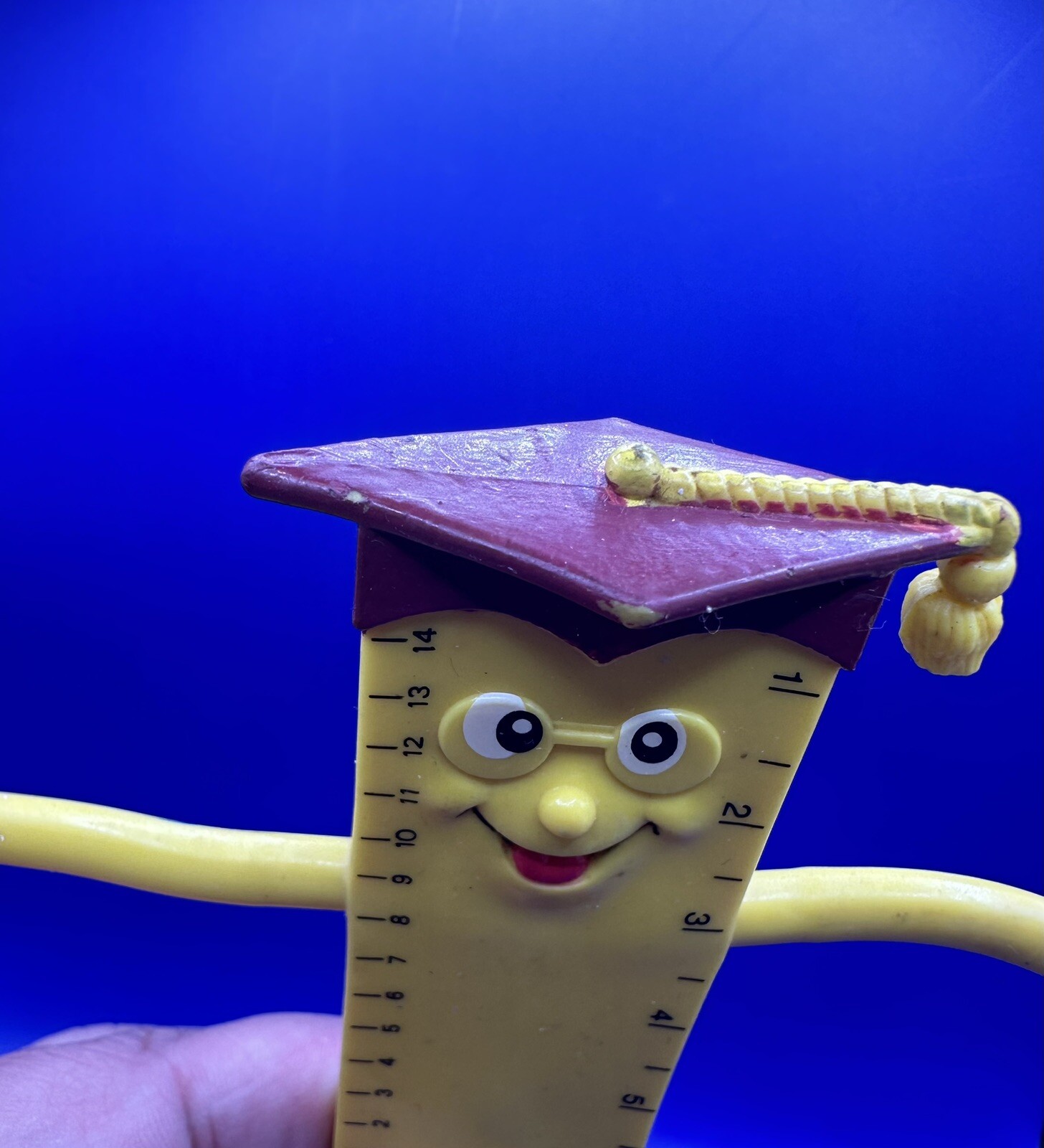 Ffbendy Ruler VTG 80s Russ Berrie Bendy Ruler Graduate Diploma Mortarboard 6in School ...