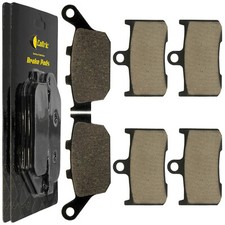 Caltric Front And Rear Brake Pads for Kawasak...