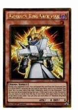 Yugioh- 1X Absolute King Back Jack - Gold Secret Rare - 1st - PGL2-EN002 - NM