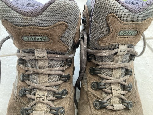 Hi Tec Sierra V-Lite II Mid Women’s Walking Boots UK7 EU40 Waterproof Leather - Picture 9 of 10
