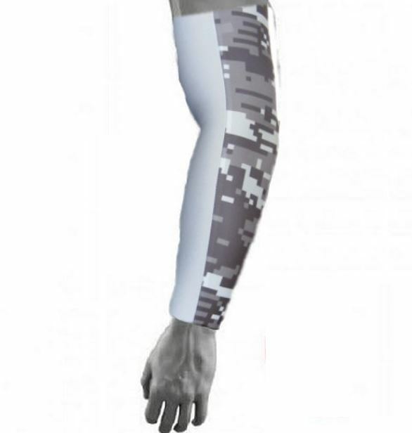 Manica A Compressione Senza Braccio Baseball | Power Energy Sports Nero Digitale