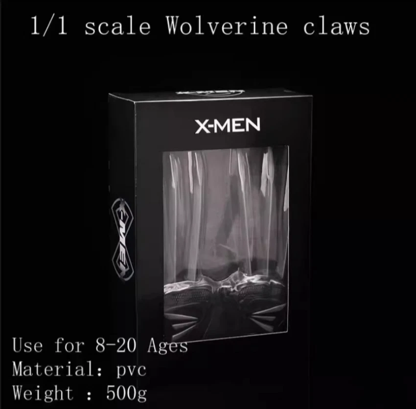 1/1 Wolverine Gloves Claw Wearable Model Halloween Cosplay Prop Collectible Toy - Image 2 of 4