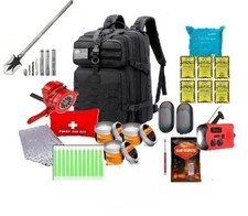 Winter Car Emergency Kit - Warmth, Sustenance, Communications, Location Signal