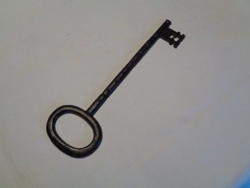 Portachiavi scheletro in ghisa 7 portachiavi appendiabiti da parete vintage 14" - Foto 3 di 12