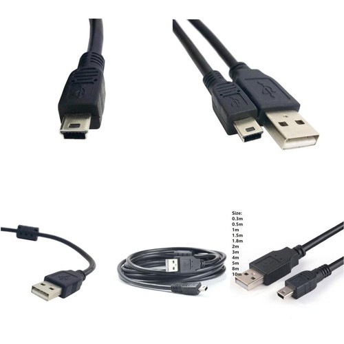 Langes und zuverlässiges 2M Mini USB Kabel Typ B 5 Pin Schnelle Daten Sync Lade - Picture 24 of 24