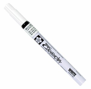 Sakura-Pen-touch-Calligrapher-Permanent-Paint-Marker-White-1-8mm-Line