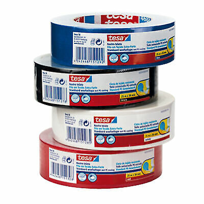 Nastro Adesivo Telato 38Mmx25Mt Blu Tesa