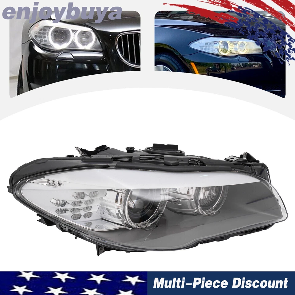 For 2011-2013 BMW 5 Series F10 528i 535i Adaptive AFS HID/Xenon Headlight Right - Image 4 of 4