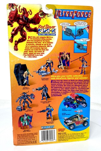 Ultra Force - Red Slayer quasi nuovo - Ultra Hero 1995 Malibu Comics Galoob NUOVO - Foto 8 di 14