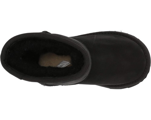UGG Z84109 Kids Black Classic Short II Waterproof Boot Size US 12 EU 30 - Picture 3 of 7