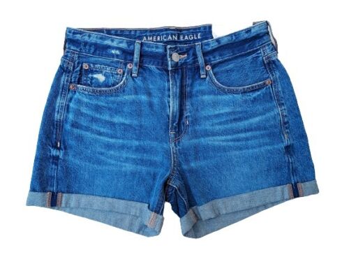 American Eagle Tomgirl Denim Jean Shorts Size 2 NEW NWT Women's