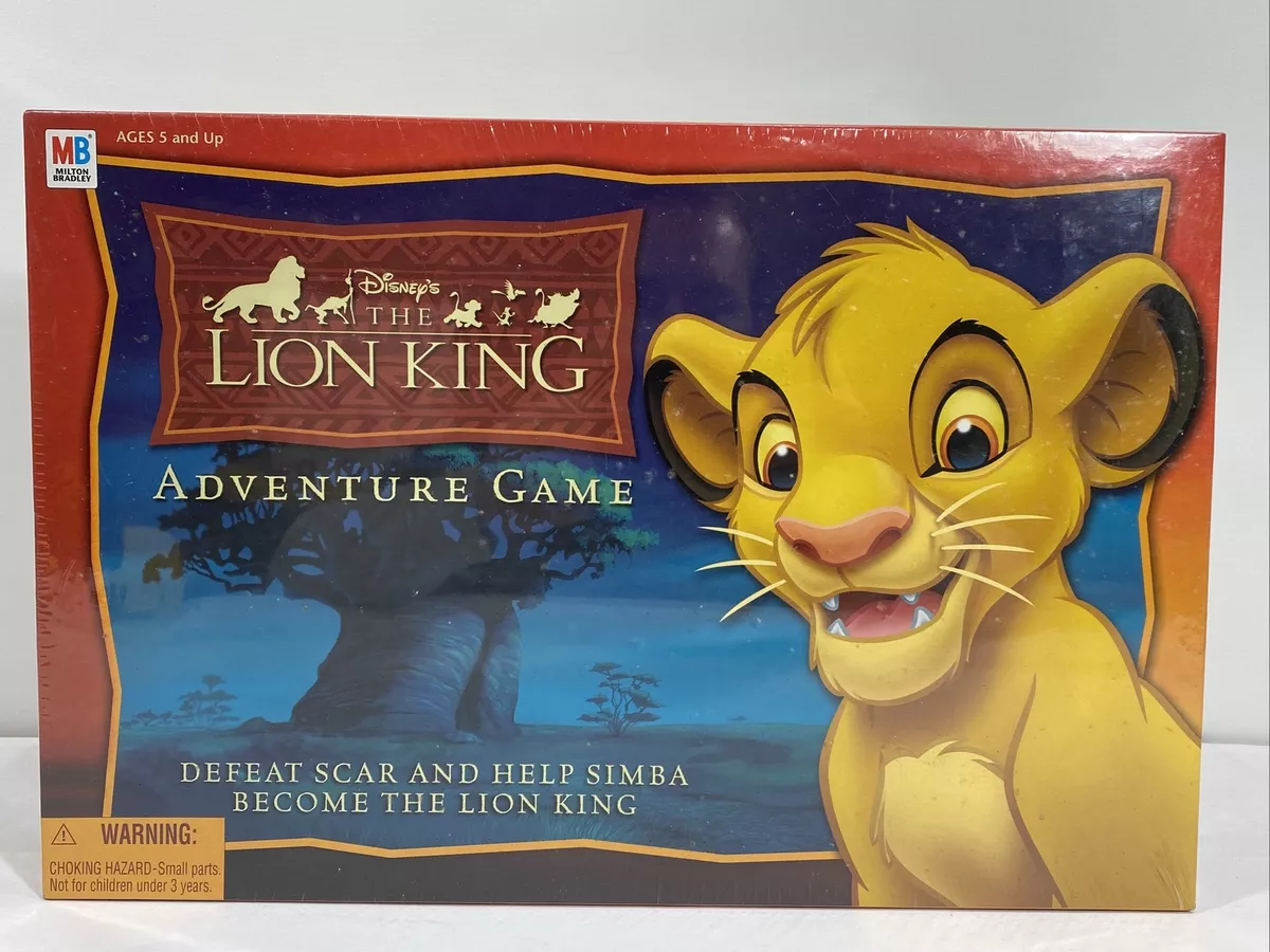 Vintage The Lion King Adventure Board Game Complete Milton 