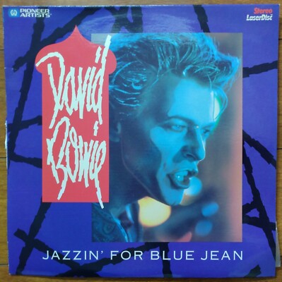 DAVID BOWIE Laserdisc Jazzin' for BLUE JEAN Music Videos LD 