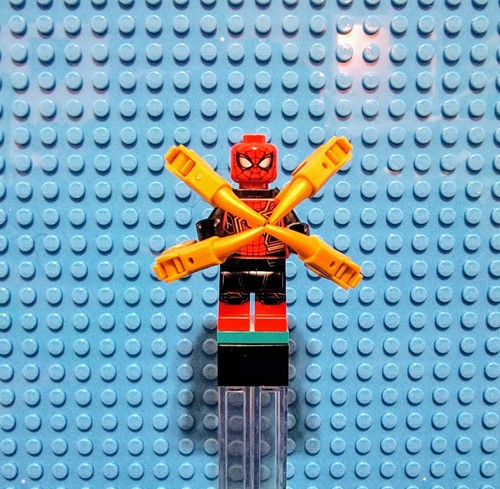 LEGO Iron Spider-Man Minifigure (NEW). Unique Iron Spider Arm Design. Custom MOC - 第 18/24 張圖片