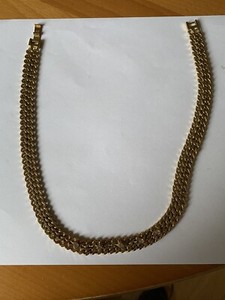 Classic Cabouchon Gold Plated With 5 Rhinestones