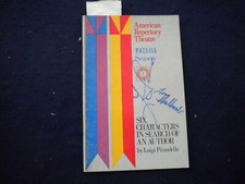 1983-1984 SIX CHARACTES IN SEARCH OF AN AUTHOR PROGRAM - TONY SHALOUB - J 8330