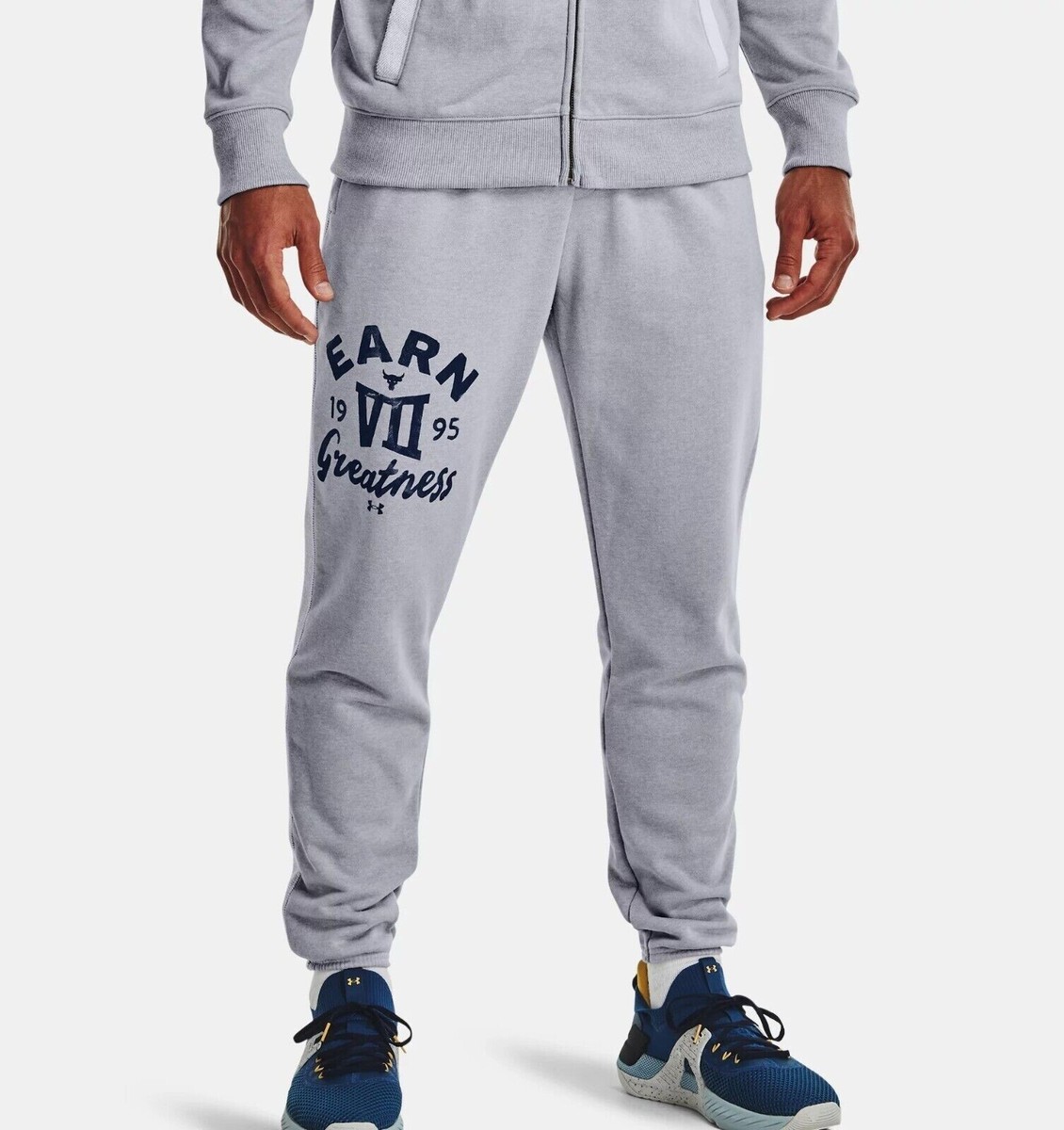 NWT $75 Under Armour Men's Project Rock Heavyweight Terry