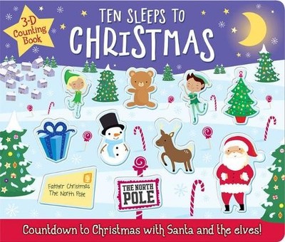 Georgie Taylor Ten Sleeps to Christmas (Board Book) (UK IMPORT)