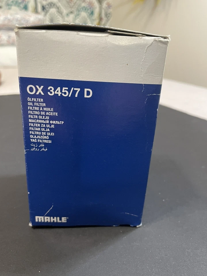 Масляный фильтр двигателя Mahle OX 345/7 D **4 в наличии и новый - Изображение 4 из 4