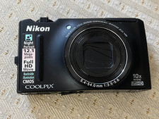 Nikon coolpix s8100 12.1 mp 10x optic digital camera--Black.
