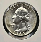 1964-P 90% Silver Washington Quarter US Mint Philadelphia