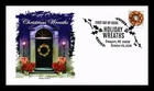 US COVER CHRISTMAS WREATHS FIRST DAY ISSUE PANDA CACHET