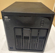 WD My Cloud DL4100 4-Bay NAS Enclosure Black Ethernet USB 3.0 HDDs not included