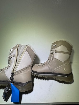 Santana Canada Majesta3 Waterproof Boot in Off White Size 11 MADE IN ITALY