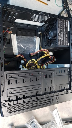 V Scan Series Gaming PC Computer Case (Black) with 500W PSU - Afbeelding 6 van 16