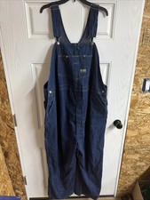 Oshkosh BGosh Vintage Mens Overalls Bibs Sanforized Union Vestbak 58x32 Made USA