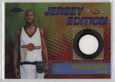 2001-02 Topps Chrome Team Topps Jersey Edition Baron Davis #TT-BD 0o2b