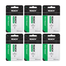 REACH Mint Waxed Floss 200 Yards (Pack of 2)