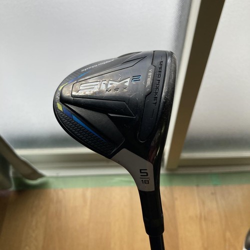 TaylorMade SIM2MAX FairwayWood 3W 5W 7W RH tm50 graphite Flex Stiff HC Used - Picture 9 of 11