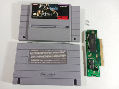 Batman Returns Super Nintendo SNES Authentic Cleaned Pins Rare Konami