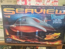 Voyage To the Bottom of the Sea SEAVIEW Submarine Moebius Model W/flying Sub