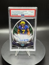 2023 Bowman University Chrome Sapphire Football Cards Checklist and Odds 10