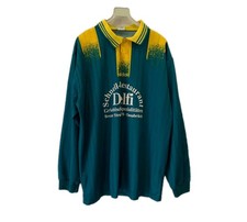 Vintage 90s Adidas Soccer Jersey - Raspo Osnabrück #11 - Teal Yellow - Sz XL#88