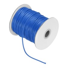Waxed Cord 3.5mm Waxed Thread 44 Yard Wax String Leather Cord Bright Blue