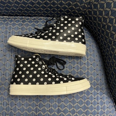 Size 9.5 - Converse Chuck Taylor All Star 70 High Polka Dots