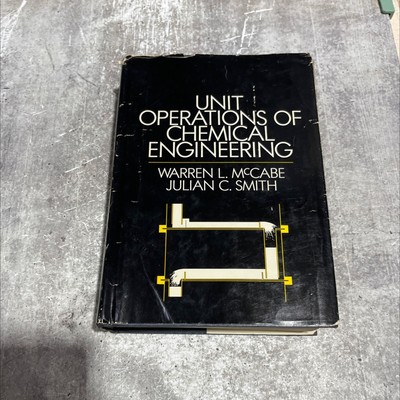 unit operations of chemical engineering book, by warren lee mccabe, julian c. s