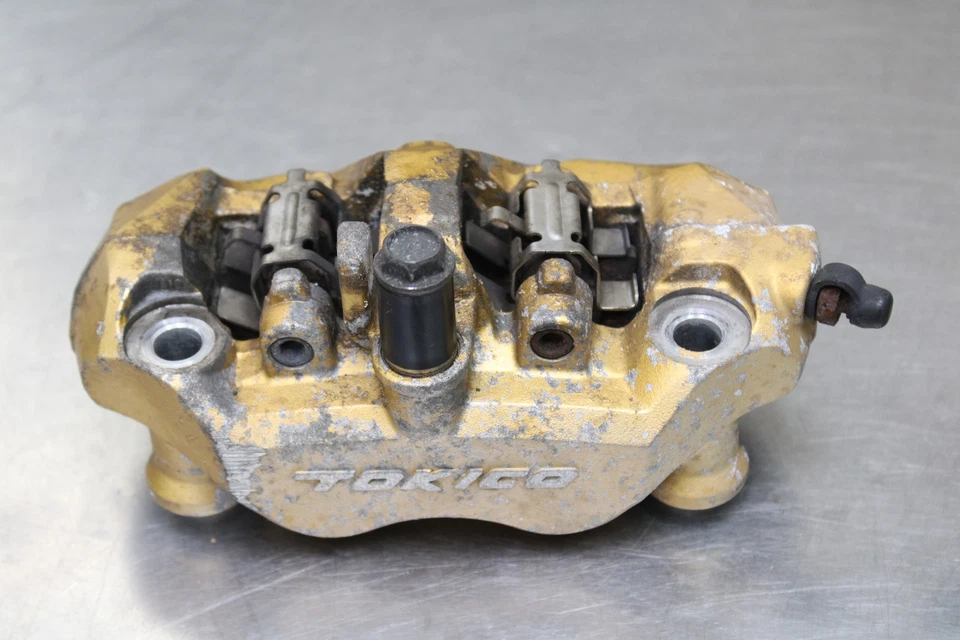 05-06 KAWASAKI NINJA ZX6R RIGHT LEFT FRONT BRAKE CALIPER SET PAIR CALIPERS Foto 2 de 4