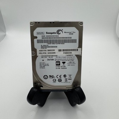 Seagate Momentus Thin 320GB Internal 7200RPM 2.5'' HDD - Untested - GCLOT21