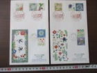 Japan Stamp First Day Cover Greetings Flower in Daily Life 2 Covers 2024