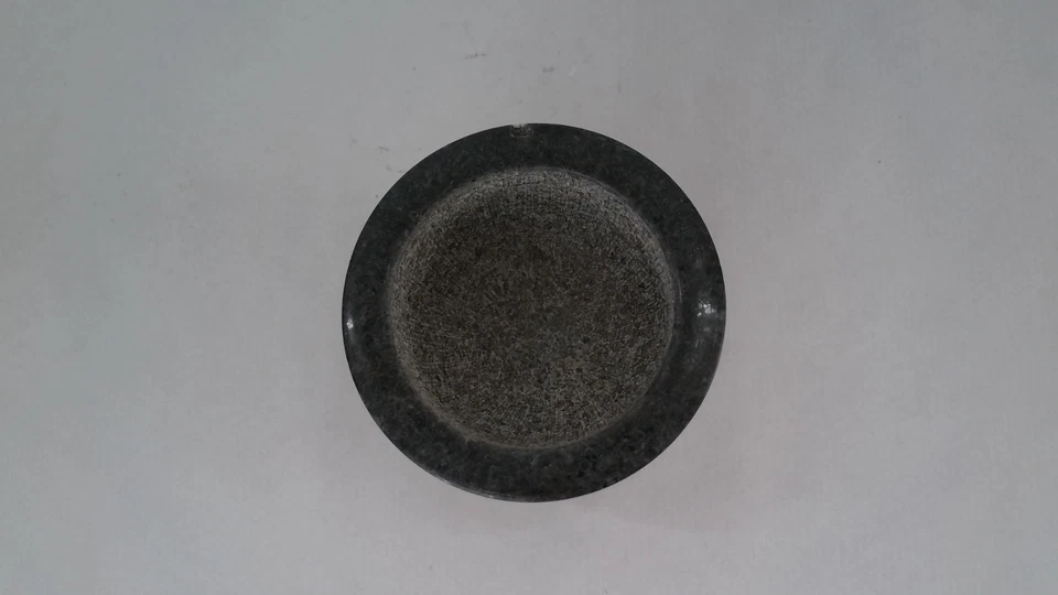 Relaxdays 10029948 Mortero De Piedra Pulida, Vol. 100 Ml, Granito, Gris - Imagen 3 de 4