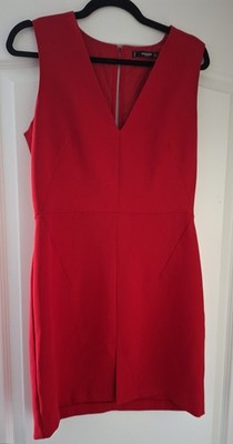 Mango Basics Kleid, Etuikleid, Gr. M, rot