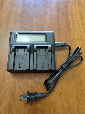 DSTE Dual Quick LCD Camera Battery Charger